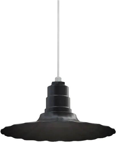 Miniatura 17 de Steel Lighting Co. Colgante Eagle Rock Lámpara montada en el techo Onda radial de 16 pulgadas vástago de 12 pulgadas Acero resistente