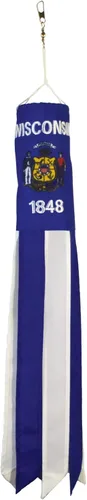 Miniatura 21 de In the Breeze 5110 Virginia State Flag Windsock, 18 pulgadas