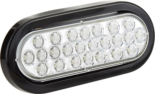 Miniatura 3 de Buyers Products 5626310 - Luz de retroceso/retroceso ovalada de 6 pulgadas con 10 LED, luz trasera/parada/intermitente para camiones, barra de luz