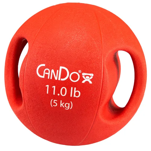 Miniatura 7 de CanDo Balón medicinal moldeado de doble mango para entrenamiento de fuerza, entrenamientos de núcleo, calentamientos, cardiometría y pliometría