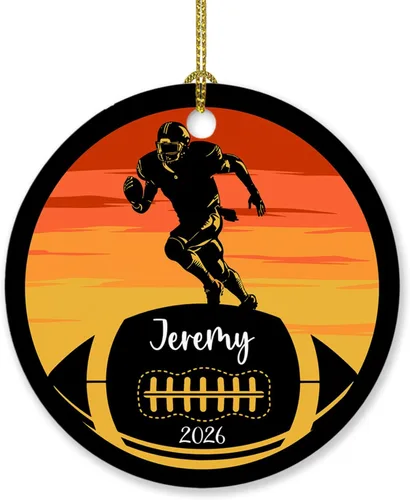 Miniatura 27 de Adorno personalizado de tiro con arco de Navidad 2025, adorno de Navidad con arco y flecha, regalo con nombre de arquero, año, adorno de jugador