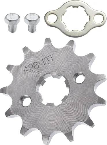X AUTOHAUX 1 juego de 428 estilo 13 dientes 0.669 in ID motocicleta piñón delantero para motocicleta 50cc 70cc 110cc 125cc motocicleta Dirt Pit Bike
