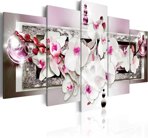 Miniatura 42 de Lienzo decorativo con impresión artística de diseño de orquídea de Artgeist Orquídea #01