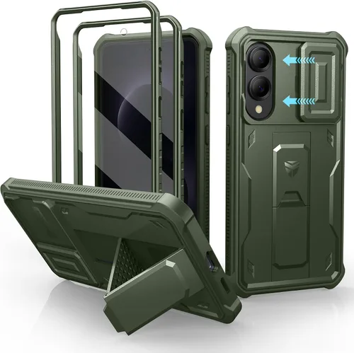 Miniatura 16 de Dexnor Funda para Samsung Galaxy S24 con Cubierta Deslizante Integrada para Cámara y Protector de Pantalla y Soporte, Funda Resistente a los Golpes