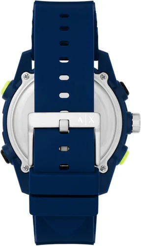 Miniatura 3 de AX Armani Exchange - Reloj de silicona analógico digital para hombre