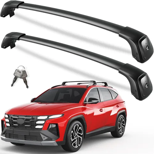 Miniatura 13 de KINGGERI Barras transversales de techo con cerradura de 330 libras compatibles con Volkswagen VW Atlas Cross Sport 2020-2026