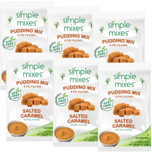 Miniatura 13 de Simple Mixes Mezcla Natural de Pudín Instantáneo y Relleno de Pastel, Aperitivo Saludable, Chocolate, Sin Gluten y Sin Colorantes, Sin Grasa ni