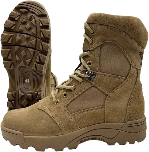 Miniatura 2 de Botas tácticas militares para hombre, ligeras, duraderas, antideslizantes, botas de trabajo, botas de desierto