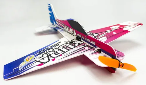 Miniatura 4 de Viloga Avión volador acrobático 3D EPP Sakura, 16.535 in espuma duradera RC kit para construir para adultos