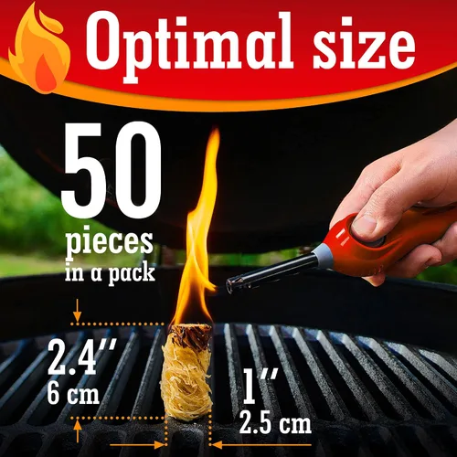 Miniatura 2 de Todos los arrancadores de fuego de madera natural: Chimenea Camping Parrilla de arranque de carbón BBQ Chimenea Estufa de leña fogatas. Palos