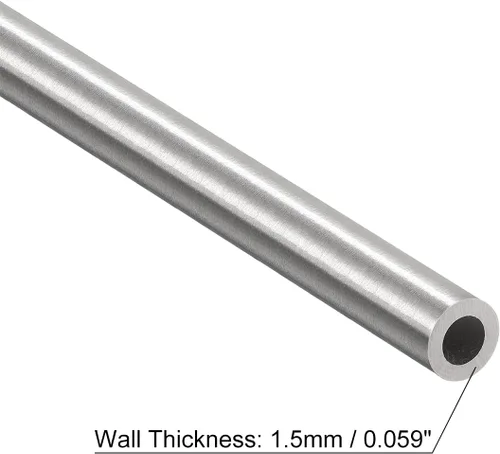 Miniatura 3 de uxcell Tubo capilar del acero inoxidable 304, tubería gruesa del metal de la longitud de la pared de 820.2 ft m del OD 23.0 ft m x 4.9 ft m