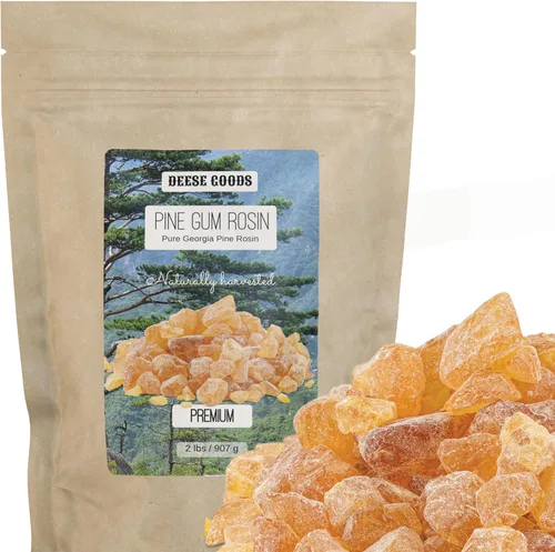Resina de goma de pino prémium (2 libras) – Colonia de pino natural para envolturas de cera de abejas, aplicaciones de bricolaje y manualidades en