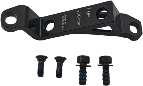 Miniatura 8 de Adaptador de freno de bicicleta+0.787 in Montaje de poste a adaptador de freno de montaje plano MTB 140/160/7.087 in Aleación de aluminio Accesorios