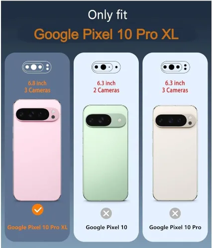 Miniatura 2 de OtterBox Funda para Google Pixel 10 Pro XL (solamente) – Serie Commuter – Negro – Delgado y resistente – Apto para bolsillo – con protección