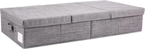 Miniatura 4 de Paquete de 2 contenedores de almacenamiento debajo de la cama con tapas, cajones de almacenamiento grandes de 32 pulgadas para debajo de la cama
