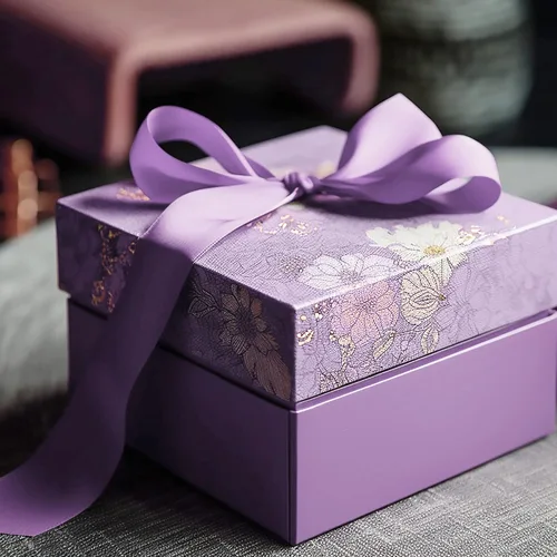 Miniatura 7 de LIUYAXI Cinta púrpura claro, 1/2 pulgada x 25 yardas, cinta de doble cara púrpura claro para envolver regalos, manualidades, ramo de lazos