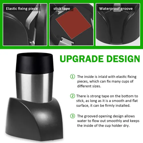 Miniatura 3 de Portavasos de bebidas para John Deere 325 335 345 355 GT225 GT235 GT235 GT245 Tractores de jardín de césped Soporte multifuncional para tazas