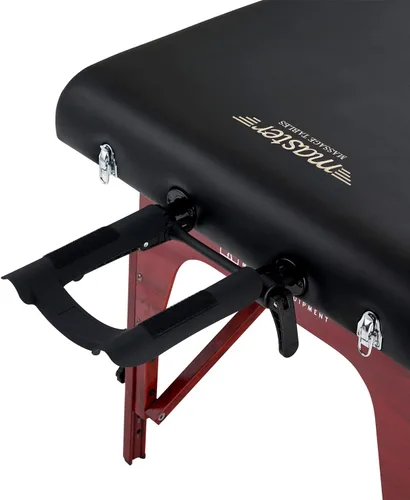 Miniatura 8 de Master Massage Montclair - Mesa de masaje profesional de 31 pulgadas con capa de espuma viscoelástica, color negro (Salon Therma Top)