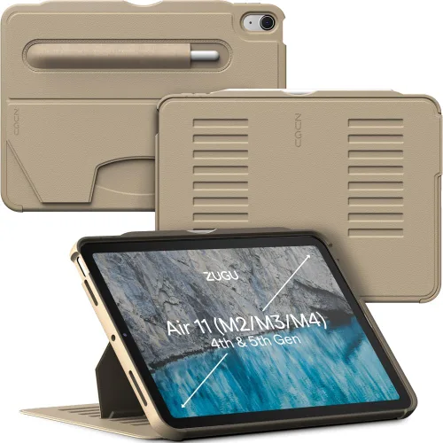 Miniatura 13 de ZUGU CASE Para iPad Air 11 M4 2026/M3 2025/M2 2024 iPad Air 4 y 5 de 10.9 pulgadas (2020/2022) – Protector ultrafino, soporte magnético, cubierta
