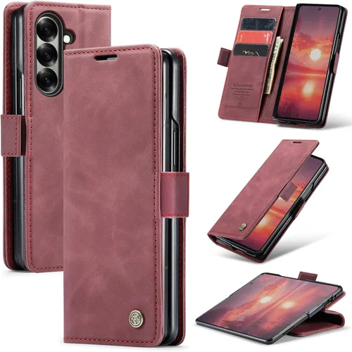 Miniatura 102 de Funda tipo cartera para iPhone 13 de piel tipo cartera con tarjetero y función atril, cierre magnético, bloqueo RFID, TPU a prueba de golpes