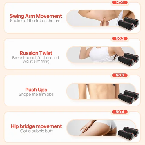 Miniatura 7 de LifeTech Juego de 2 mancuernas de 2.2 libras para caminar, con acolchado de espuma antideslizante, pesas de mano para correr de agarre suave
