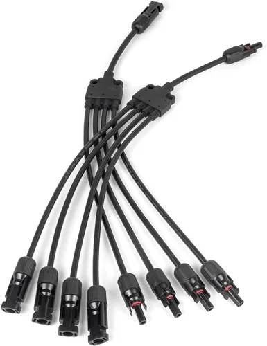 Miniatura 10 de Conector de panel solar de 2 a 1 2 vías, divisor de panel solar de 1000 V FMM+MFF rama en Y, conectores paralelos para conexión paralela entre 2 a 1