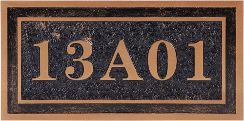 Miniatura 10 de GREUS Letrero personalizado con número de casa, placa de dirección personalizada, pizarra para interiores y exteriores, letreros decorativos