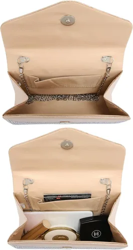 Miniatura 5 de Dasein Bolso de noche para mujer, embragues de fiesta, bolsos de boda, cóctel, baile de graduación, bolsos con purpurina esmerilada