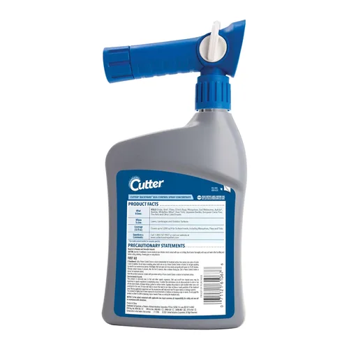 Miniatura 10 de Cutter Concentrado en aerosol para control de insectos en el patio trasero (paquete de 3), mata mosquitos, pulgas y hormigas listadas, 32 fl oz