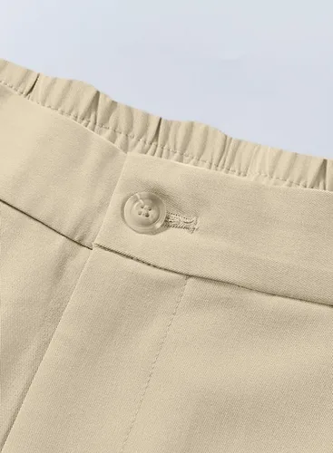 Miniatura 7 de JMIERR Pantalones de golf para hombre, elásticos, ajustados, para correr, viajes, trabajo, pantalones de vestir chinos para hombre