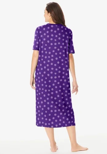 Miniatura 2 de Dreams & Co. Camisa de dormir larga con estampado de talla grande