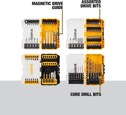 Miniatura 7 de DEWALT Kit de herramientas mecánicas (DWMT73803) y juego de destornilladores y brocas (DWA2FTS100)