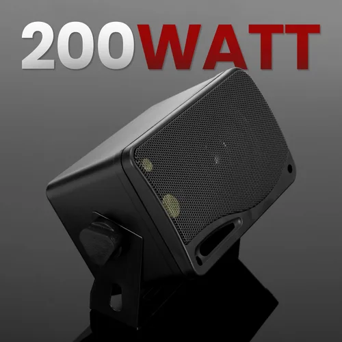 Miniatura 3 de Pyramid Sistema de altavoces de 3 vías para interiores y exteriores - Par de altavoces de montaje en pared en mini caja de 3.5 pulgadas y 200 W