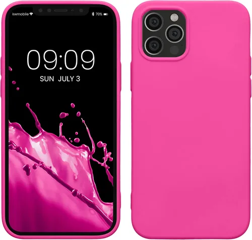 Miniatura 11 de kwmobile Funda compatible con Apple iPhone 12 / iPhone 12 Pro - Funda protectora delgada de silicona TPU - Arctic Night