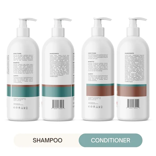 Miniatura 7 de Edenika Botanicals Juego de champú y acondicionador de aceite de romero con biotina para cabello fino y contra la caída del cabello, fórmula