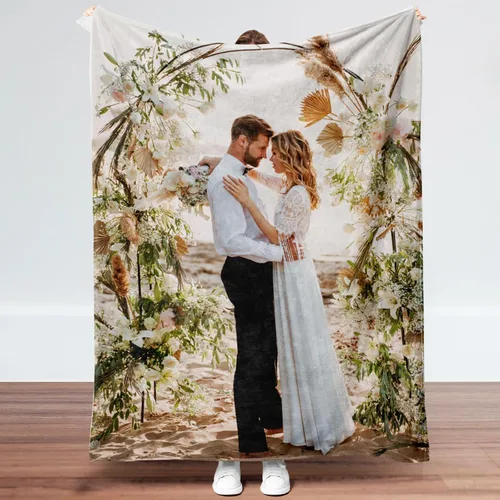 Miniatura 15 de Manta personalizada con fotos, manta de fotos personalizada, mantas personalizadas para parejas, regalos para cumpleaños, Navidad, aniversario, 7