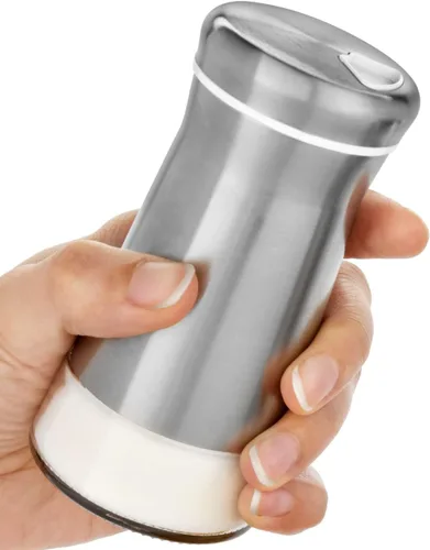 Miniatura 10 de Juego de saleros y pimenteros con agujeros ajustables para verter – Elegante dispensador de especias de acero inoxidable – Perfecto para Himalaya