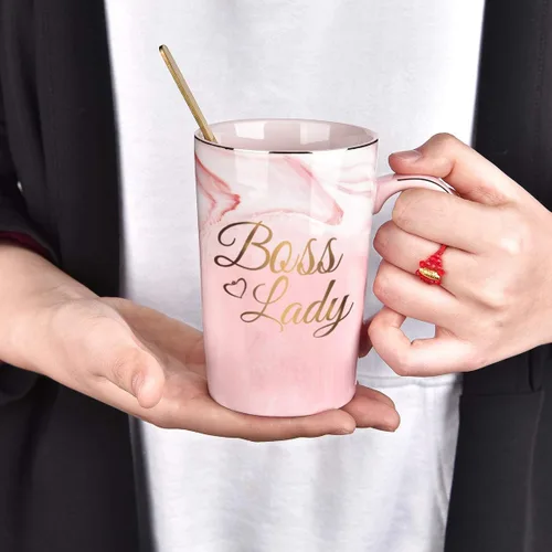 Miniatura 2 de Taza de café Boss Lady para mujeres, regalos Boss Lady para mujer jefa, taza de café de apreciación para jefa, taza para el día de la jefa, taza