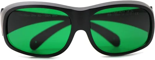 Miniatura 2 de LaserPair - Gafas de seguridad láser rojas 630-660nm OD4+, diodo, 800-1100nm, OD5+, gafas de seguridad láser, gafas de protección ocular