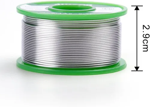 Miniatura 5 de AUSTOR - Hilo de soldadura sin plomo de 0.8 mm con núcleo de colofonia, 100 g