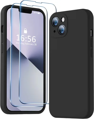Miniatura 37 de BossKiss Funda compatible con iPhone 13 Pro, silicona de alta calidad mejorada [protección de cámara] [2 protectores de pantalla]