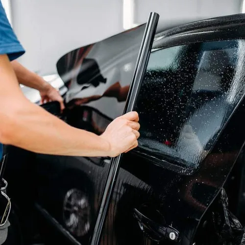 Miniatura 5 de 15% 20 pulgadas x 10 pies DIY película adhesiva profesional para ventana de tinte sin cortar rollo de película de envoltura automotriz calcomanías