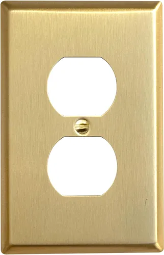 Miniatura 36 de Rio Salto Colección Signature BRAS Signature Colección de tamaño mediano de metal dorado con interruptores de palanca doble para luz de pared