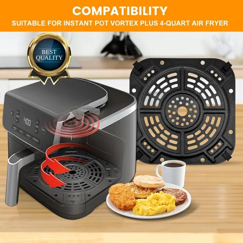 Miniatura 6 de Accesorios para freidora de aire Ninja AF141 Air Fryer Pro 4 en 1 AF142 Air Fry Max 5 en 1 5 cuartos de galón, piezas de repuesto de freidora