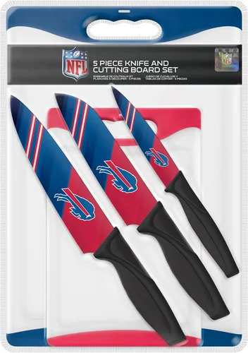 Miniatura 6 de The Sports Vault NFL unisex-adult 5-Piece & Cutting Board Set