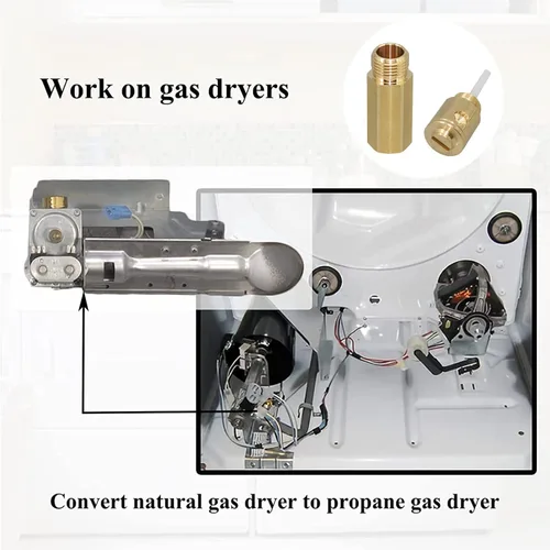 Miniatura 3 de LPKIT-4/XAA Kit de conversión para secadora, convierte gas natural en gas propano líquido (LP), kit de reemplazo de secadora