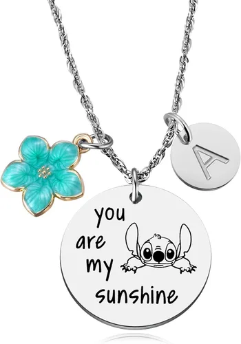Miniatura 2 de MIXJOY Collar y tarjeta de felicitación con texto en inglés "You are My Sunshine", regalo de Navidad para niñas pequeñas, sobrina, hija, nieta