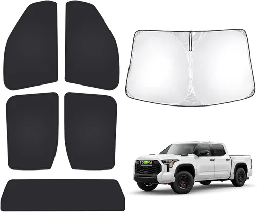 Miniatura 71 de T TGBROS Parasol para parabrisas para Honda Civic 2022-2025 2026, parasol grueso con bloqueo UV y opaca, para privacidad, plegables, 8 accesorios