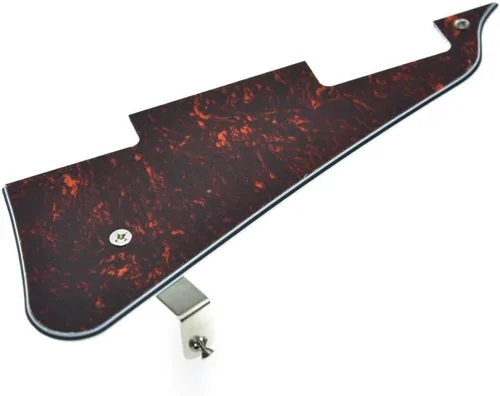 Miniatura 81 de KAISH Golpeador de guitarra Abalone Pearl LP con soporte de acero inoxidable negro y tornillos de montaje de acero para USA Les Paul