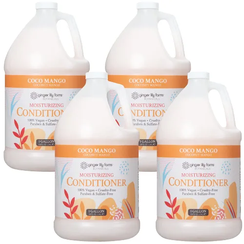Miniatura 17 de Ginger Lily Farms Botanicals - Acondicionador hidratante para cabello seco, 100% vegano y libre de crueldad, aroma a pera de manzana, repuesto de 1